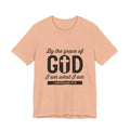 By the Grace of God I Am What I Am T-Shirt — Christian Scripture Tee | 1 Corinthians 15:10 | Faith Gift for Women & Men